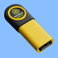 Smooth pen drive mock up highlighting essential hardware connection with innovative pen drive mock up psd