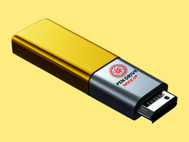 Reliable pen drive mock up offering effective storage solutions with trendy pen drive mock up display psd