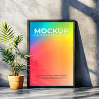 Cozy Frame Display for Presentation psd