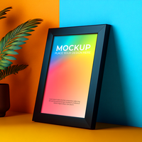 Realistic Picture Frame for Print Design psd