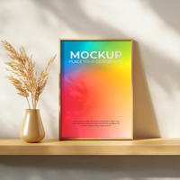 Blank Frame for Canvas or Photo Display psd