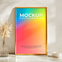 Frame Scene for Branding or Canvas Design psd