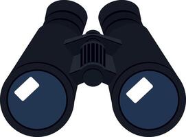 Binoculars close up optical device for viewing distant objects illustration vector