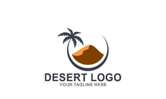 desert logo template vector