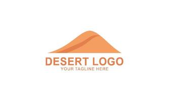 Desert logo design template vector