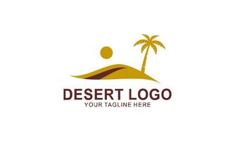 Desert Logo . Art, Icons, and Graphics vector