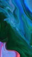 Slow Motion Vertical Paint Macro Abstract Pattern Artistic Concept video