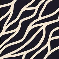Flat pattern Zebra Character with Safari Pattern Design vector