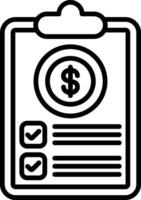 Clipboard Modern App Icon vector