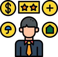 Employee Benefit UI Toolkit Element vector