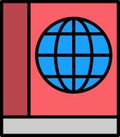 Globe App Style Badge vector