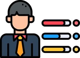 Skills Interactive UI Graphic vector