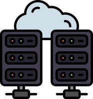 Data Center Stylish App Element vector