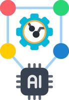 Algorithm Creative Flat Illustration vector