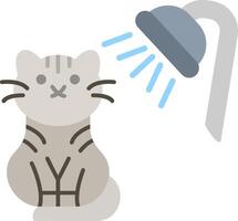 Shower Shadowed Icon Style vector
