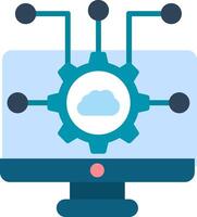 Edge Computing UI Concept Symbol vector