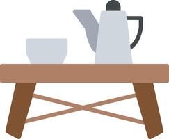 Coffee Table Mobile Ready Icon vector