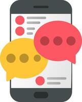 Chat Cool Tone vector