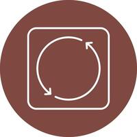 Refresh Minimal Concept Visual vector