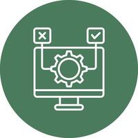 Software Testing Color Enhanced Graphic vector