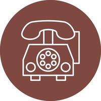 Telephone Mobile App Graphic vector