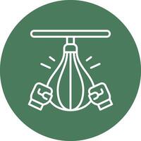 Punch Ball Mobile Ready Icon vector
