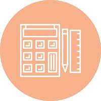 Calculator Pixel Perfect Design vector