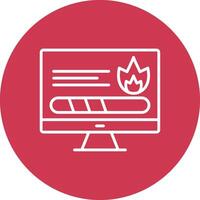 Deadline Interactive UI Graphic vector