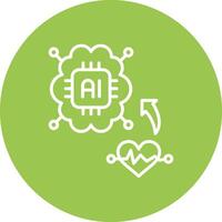 Deep Learning Minimal Touch Graphic vector