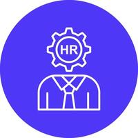 Hr Manager Stylized Tech Element vector