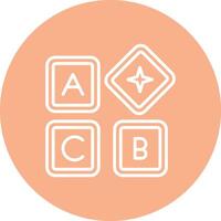 Block Monochrome UI Visual vector