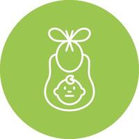 Bib Sleek Graphic Mark vector