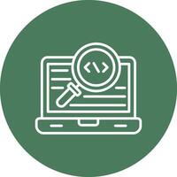 Code Functional Icon Art vector
