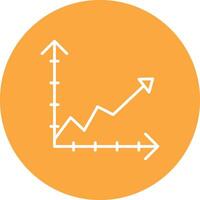 Line Graph High Detail Symbol vector