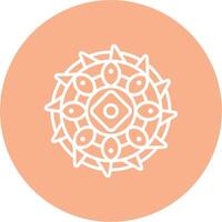 Mandala Gradient Tint Artwork vector