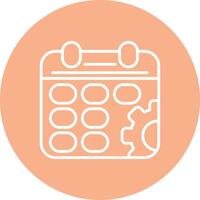 Schedule Digital Abstract Form vector
