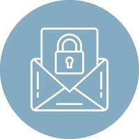 Security Subtle Shadow Icon vector