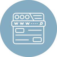 Url 3D Styled Symbol vector