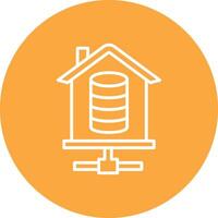 Database Modern App Icon vector