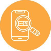 Search Playful Line Icon vector