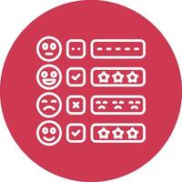 Review Bold App Illustration vector