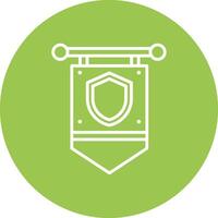 Banner Lined UI Illustration vector