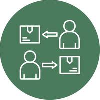 Shift Smooth Gradient Icon vector