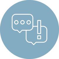Chat Interactive UI Graphic vector