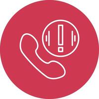 Emergency Call Frame Icon vector