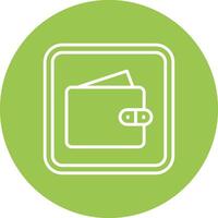 Wallet Sharp Edge Symbol vector