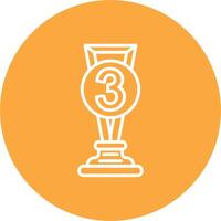 3rd Prize Sharp Edge Symbol vector