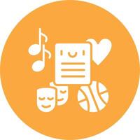 Extracurricular Activities Soft Shadow Design vector