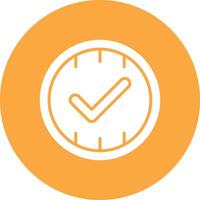 Ok Smooth Gradient Icon vector