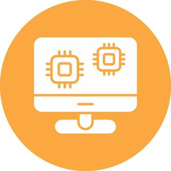 Computer Gradient Tint Artwork vector